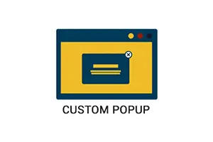 custom popup