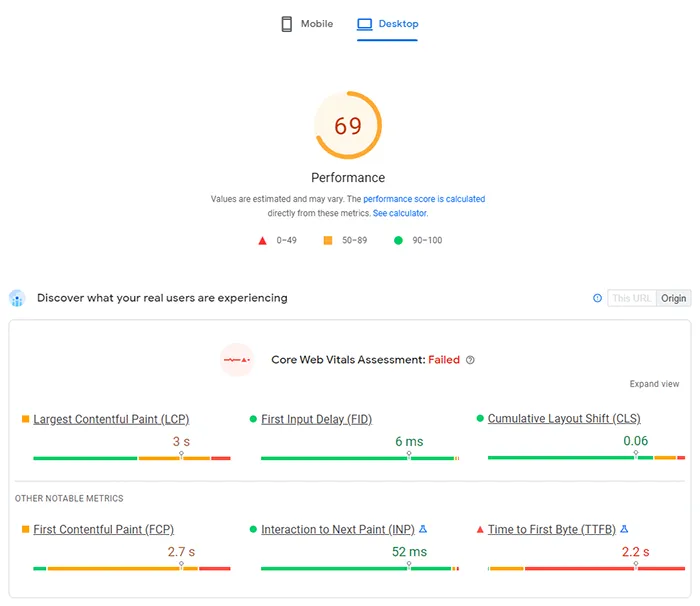 Before Speed of Magento ecommerce